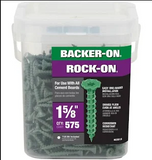 Backer-On Rock-On No. 9 Star Flat Head Cement Board Screws