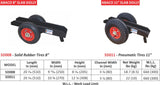 Dolly 2 Wheel SLAB DOLLY for Stone Slabs or Glass