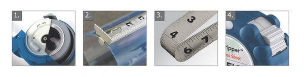 KOMELON Stainless Steel Gripper™ Tape Measures