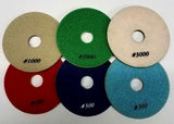 Set of Wet Polishing Pads