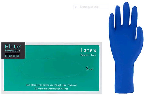 ELITE HIGH RISK LATEX GLOVES